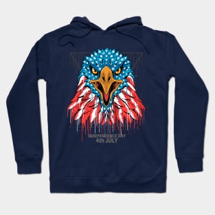 eagle head USA American Hoodie